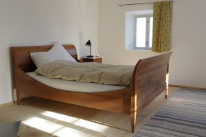 Doppelbett "Bari" in Fichte Altholz